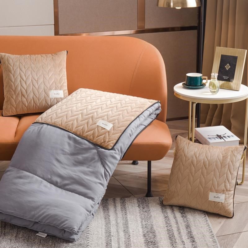 丝绒抱枕被抱枕被子两用冬季保暖盖毯多功能车载靠枕毛毯可机洗,居家布艺,抱枕被,淘宝优惠券,粉丝福利购,淘宝优惠卷