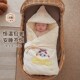 新生婴儿抱被初生包被纯棉a类秋冬季 包单宝宝产房用品 外出加厚款