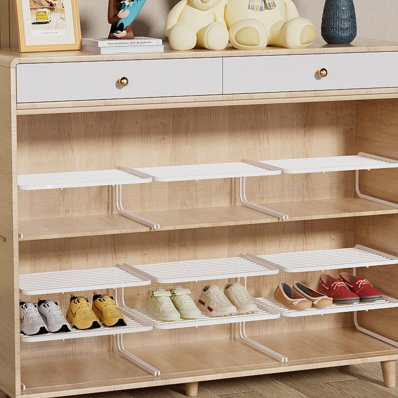 鞋柜分层隔板神器收纳省空间宿舍鞋架叠放可调节置物架,收纳整理,鞋子收纳架,淘宝优惠券,粉丝福利购,淘宝优惠卷
