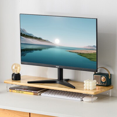 电脑显示器增高架办公工位桌面键盘D收纳置物架笔记本抬高支架底