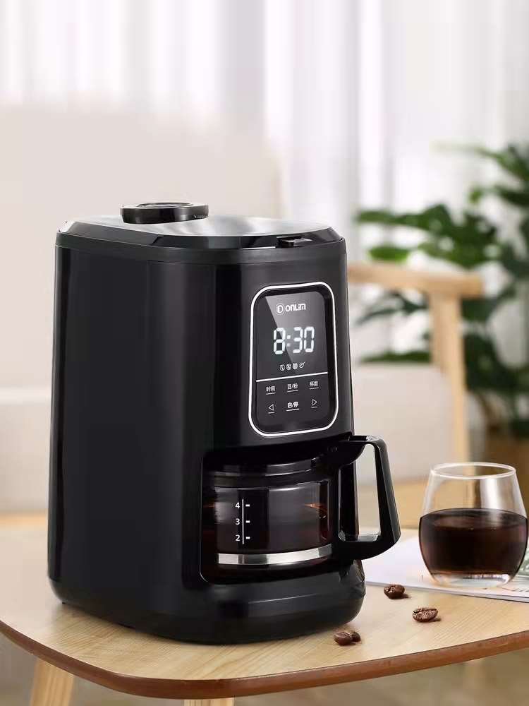 厂家咖啡机家用全自动研磨办公一体美式滴漏式小型智能咖啡壶