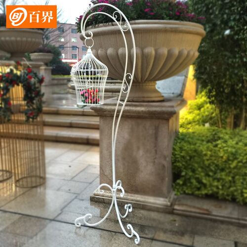 百界铁艺装饰鸟笼摆件婚庆婚w礼路引用品活动开业橱窗现场布置花