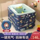 自充气游泳池儿童家用加厚折叠小孩游泳桶宝宝戏S水池婴儿室内大
