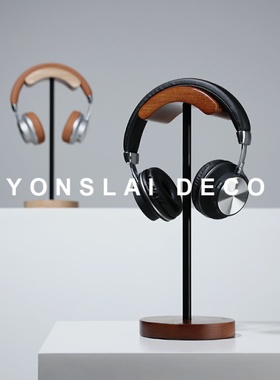 现代金属耳机架摆k件家居耳麦挂架装饰品样板间电竞房博古架软装