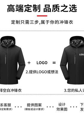 (CX-D11)冲作衣定制秋冬外套防锋水保暖工di服y印lWOGogo来图定制
