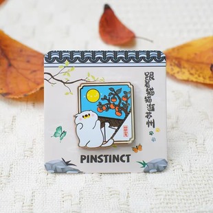 苏州文创金属冰箱贴北寺塔柿子树沧浪亭旅游伴手礼纪念品原创设计