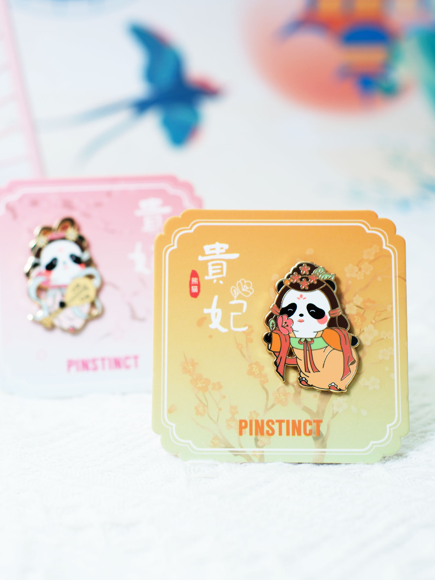 PINSTINCT原创设计镀金可爱胸针