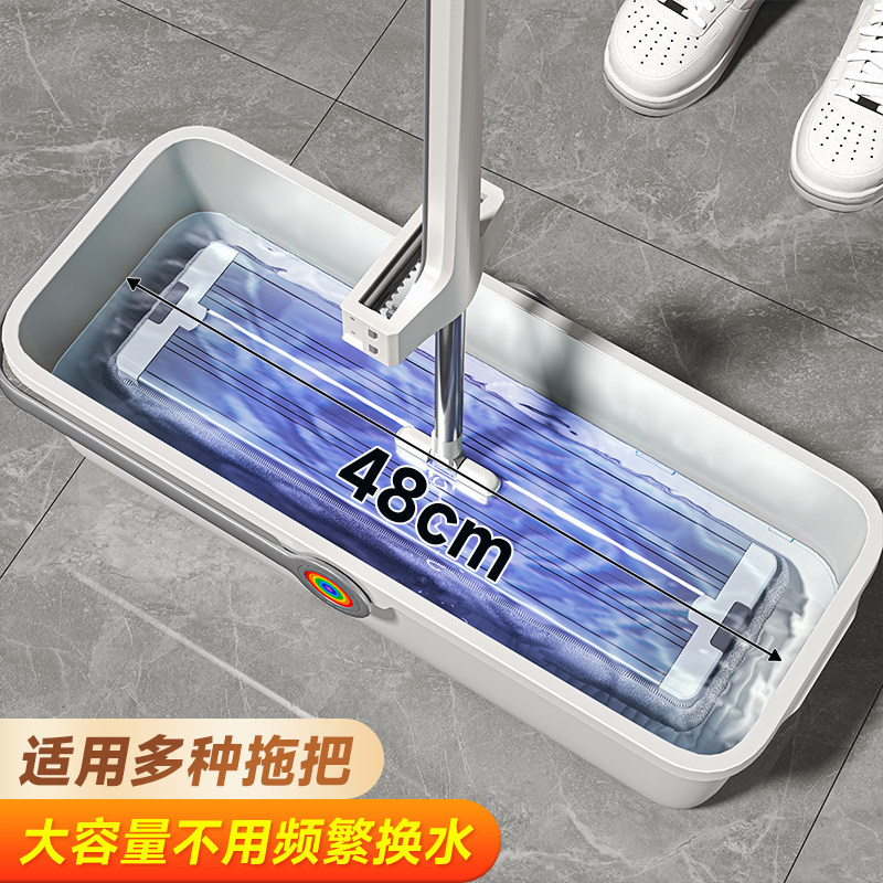 【加大加厚】平板拖把清洗桶图片