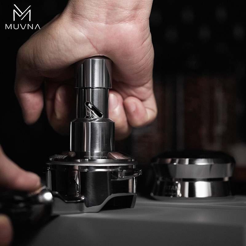 MUVNA慕威纳铿锵恒力压粉锤 布粉器咖啡压粉器冲击粉锤51/53/58mm