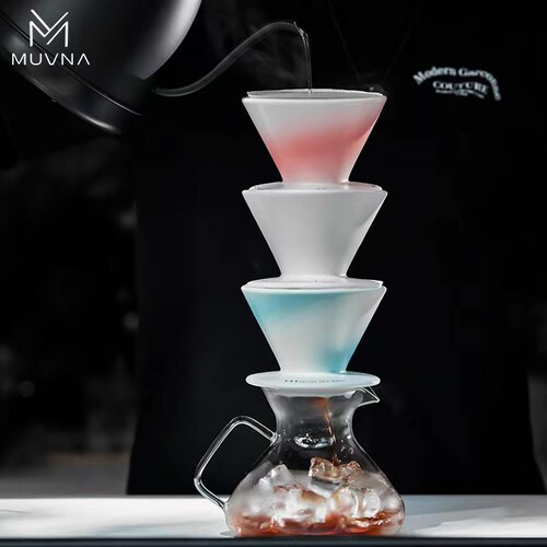 MUVNA咖啡过滤杯滴滤式折纸滤杯