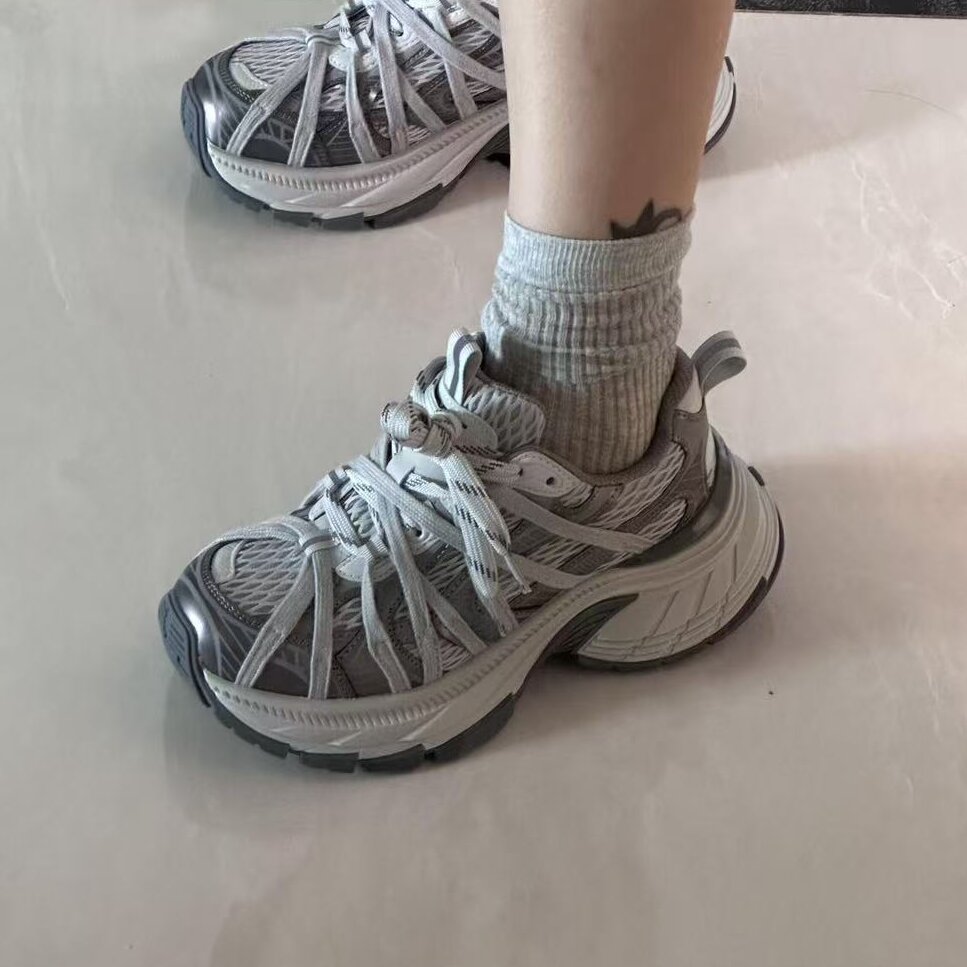 【穿靴子的猫】复古女做旧擦色厚底增高老爹鞋百搭休闲运动鞋