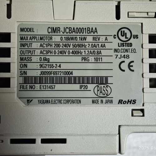 议价安川变频器J1000系列CIMR-JCBA0001BAA，拆