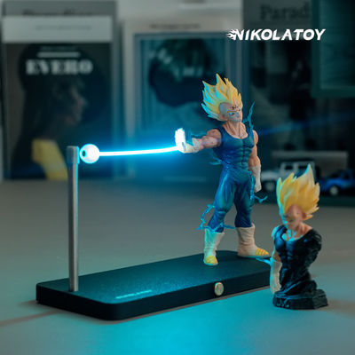 NIKOLATOY七龙珠磁吸小夜灯动漫周边贝吉塔超级赛亚人桌面摆件
