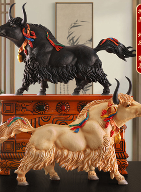 树脂内蒙古公仔动物工艺品民族风