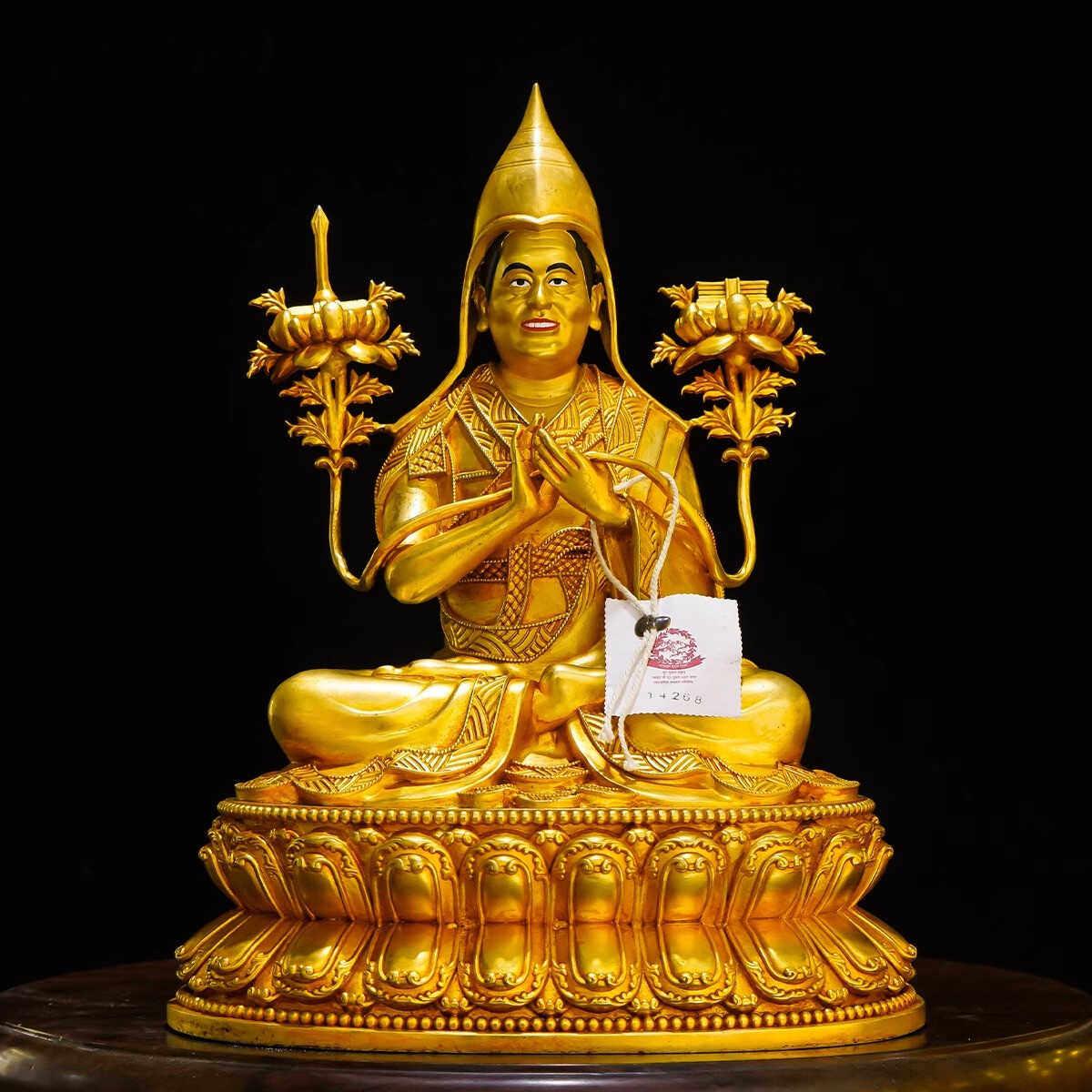 佛像底座镀金贴片观音菩萨地藏王弥勒财神关公供奉摆件工艺品