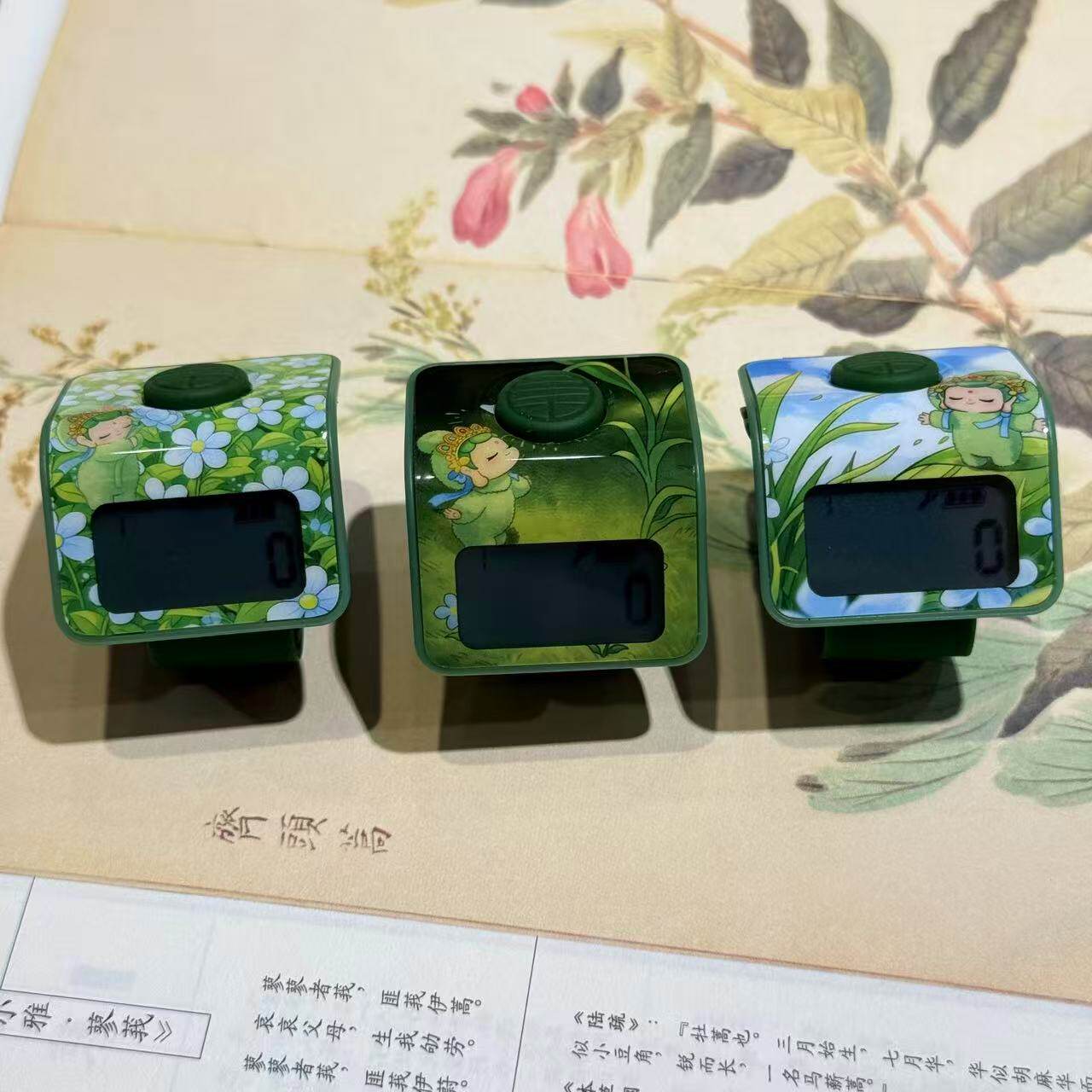 万物叁仟手按充电9通道计数器