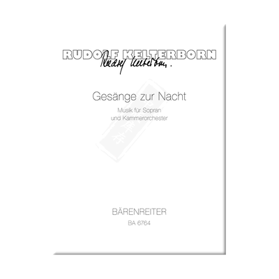 鲁道夫夜晚的圣歌小总谱