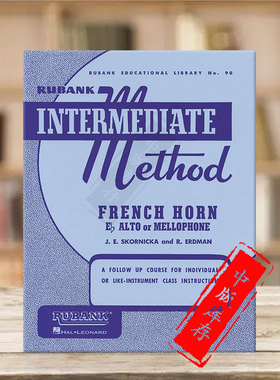 卢班克中级教程 圆号独奏 原版乐谱书 Rubank Intermediate Method HL04470240
