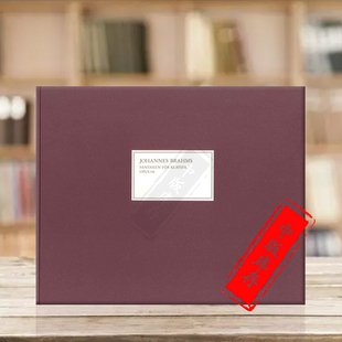 HN3210 Facsimile 原版 乐谱书 精装 手稿影印件 Fantasies 勃拉姆斯钢琴幻想曲op116 硬壳 BRAHMS 亨乐Henle