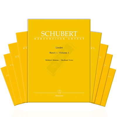 舒伯特艺术歌曲集中音声部和钢琴