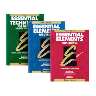 弦乐的基本要素 小提琴教材 全套共一至三卷 原创 海伦德乐谱 Essential Elements Strings Original Series Violin1-3