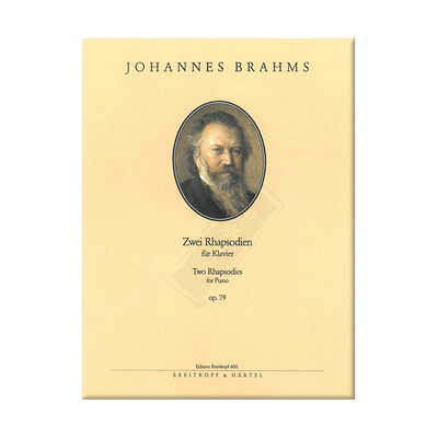 勃拉姆斯钢琴狂想曲原版乐谱书