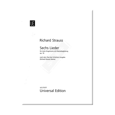 施特劳斯六首抒情诗op19TrV152