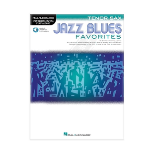 爵士经典高音萨克斯 15首作品 附在线下载 海伦德原版乐谱书 Jazz Blues Favorites 15 Standards for Tenor Saxophone HL00154485