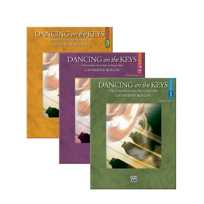 罗琳在琴键上起舞钢琴Alfred