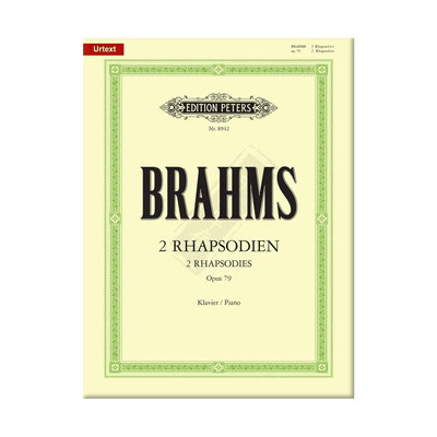 勃拉姆斯两首狂想曲Op79钢琴