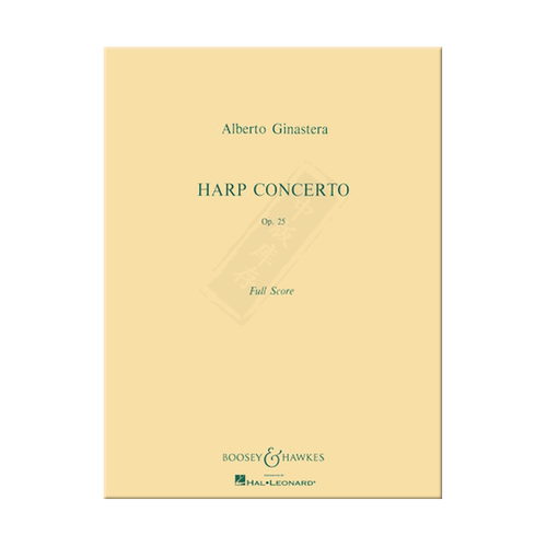 竖琴协奏曲Op25 博浩原版进口乐谱书 GINASTERA Concerto Pour Harpe Score BH6400128