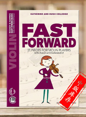 科里奇 快进 小提琴和钢琴 附在线音乐下载 英国博浩原版乐谱书 Fast Forward Violin and Piano BH13544