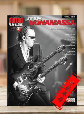 乔博纳马萨 蓝调吉他演奏 卷152 附在线音乐 海伦德原版乐谱书 Guitar Play Along Vol 152 Joe Bonamassa HL02501751