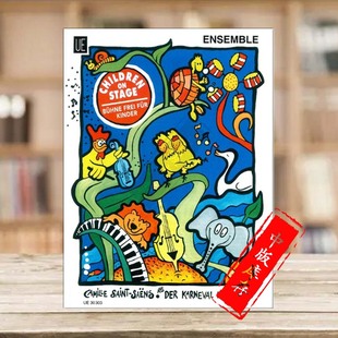 Animals UE30303 乐谱书 the Carnival Saens 维也纳正版 Saint Ensemble 动物狂欢节作品选集 简易儿童室内乐总分谱