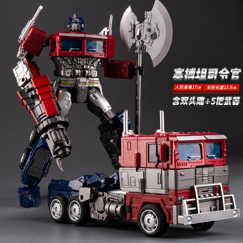 儿童变形汽车玩具男孩合金正版擎天之柱大黄蜂金刚机器人模型礼物