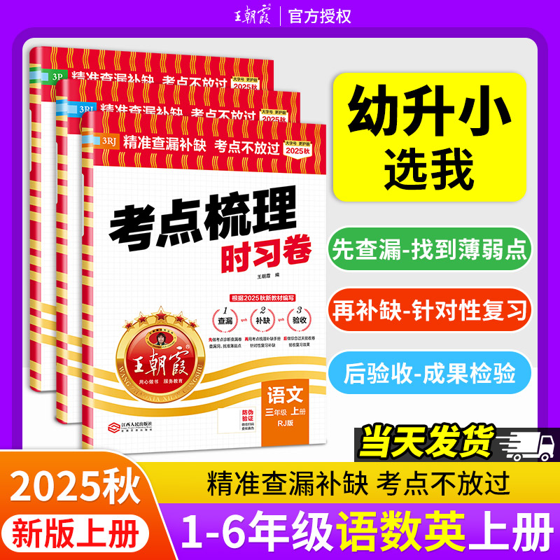 王朝霞考点梳理卷官方正品