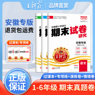 试卷小学三年级同步测试语文专项训练复习 2024新期末真题试卷一二三四五六年级期末试卷下册王朝霞各地期末试卷精选安徽专版 人教版