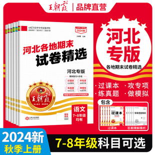 王朝霞七八年级语文数学英语上册河北专版 北师冀教中学初一期末真题刷题总复习全套测试卷考试模拟考试卷子 各地期末试卷2024新版
