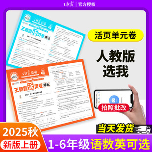 人教版2025上秋王朝霞活页单元卷