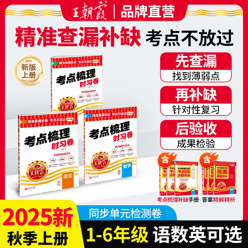 王朝霞考点梳理卷官方正品