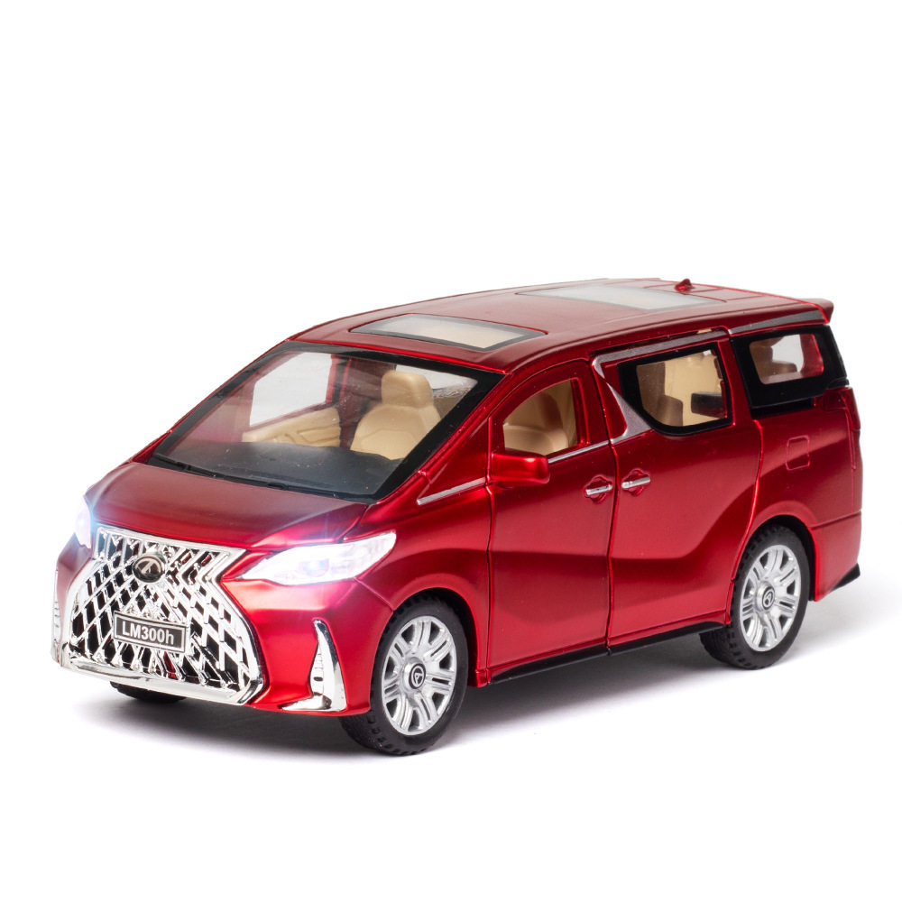 【OK573】（散装）1比32新奥LM300H合金保姆车模型摆件礼物带声光