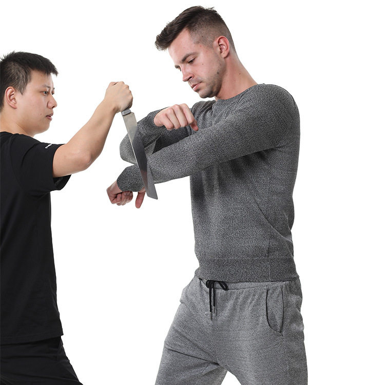 厂家直供 裁剪针织5级防割抗撕拉防撕咬野外贴身防护安全舒适服装