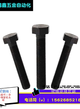 碳钢发黑细牙螺纹标准型限位螺栓STRCB10/12-30/40/50/60/70/80