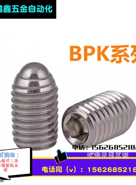短型球头柱塞BPK3/4/5/6/8
