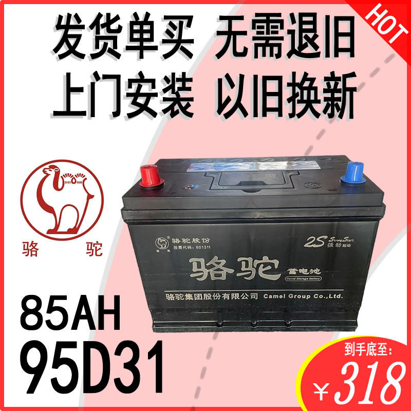 骆驼2S85A电瓶皮卡铲车叉车95D31