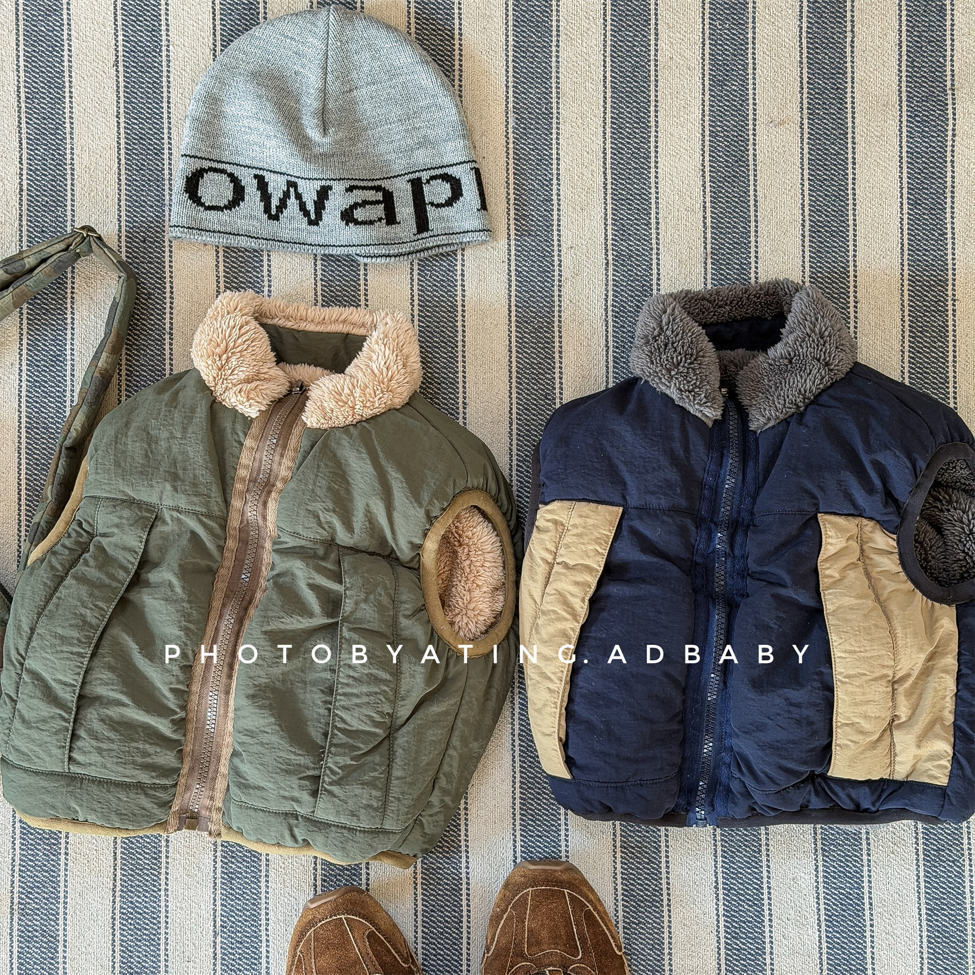 2025童装秋冬装儿童韩版北极绒两面穿马甲男童女童冬款衣服