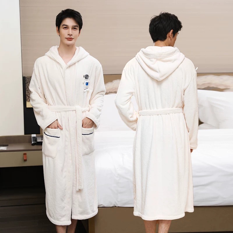 男士浴袍式浴巾可穿裹家用洗澡