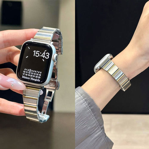 适用华为Fit5不锈钢金属表带