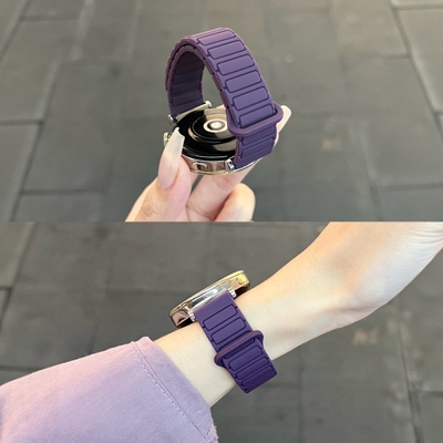 张婧仪同款磁吸硅胶华为表带