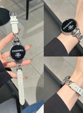 适用华为gt5表带gt4爱心牛仔小蛮腰watch234profit4高级感腕带女